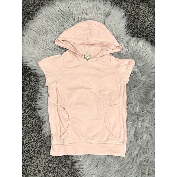 Anthem Of The Ants Blush Short Sleeve Summer‎ Hoodie With Front Pocket Size 5 - Picture 1 of 2